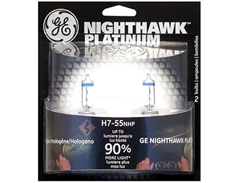 81% off 2-Pack GE H7-55NHP/BP2 Nighthawk Platinum Headlights