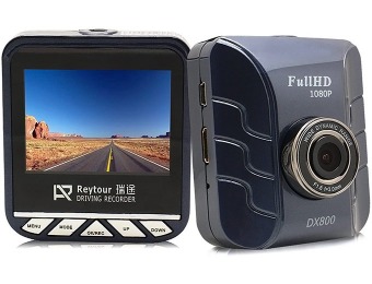 50% off Reytour DX800 Full HD HDR LCD Car DVR Driving Camera