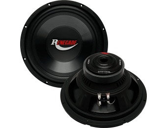 75% off Renegade GTW1000B 10-Inch Subwoofer