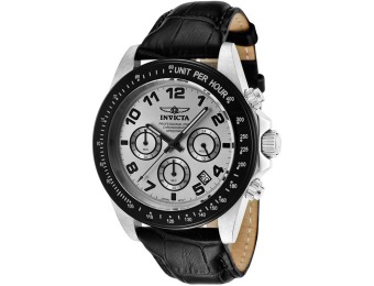 91% off Invicta 10708 Speedway Chronograph Leather Watch