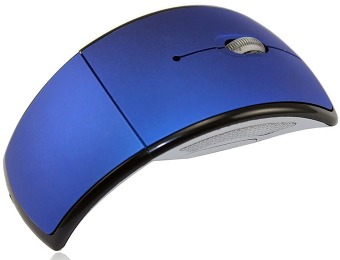 90% off DREAMUS 2.4G Foldable Blue USB Wireless Optical Mouse