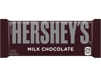 49% off Hershey's Milk Chocolate Bar, 1.55-Ounce Bars (Pack of 36)