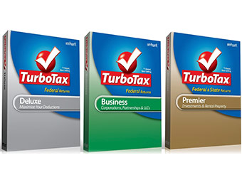 $24.99 off TurboTax Deluxe Federal + E-File + State 2012