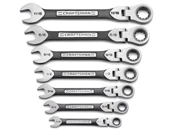 $30 Off Craftsman 7PC Standard SAE Flex CM Wrench Set