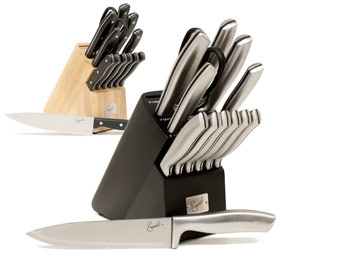 50% Off Emeril 14PC Forged Stainless Steel Block Knife Set