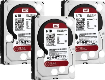 $100 off 3 x WD Red 6TB IntelliPower 3.5" NAS Hard Drives