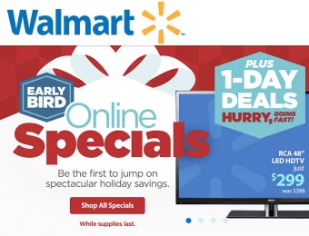 Walmart Early Bird Online Specials