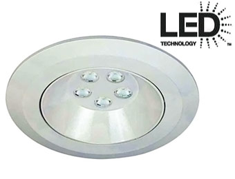 50% off Commercial Electric 6" Recessed White Gimbal LED Light