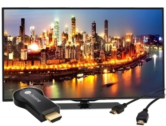 $123 off Changhong 49" 1080p LED HDTV + Google Chromecast Combo