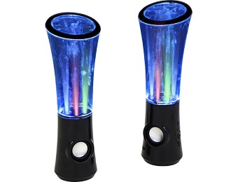 72% off Lumisource Boom2O Speakers w/ Water & Light