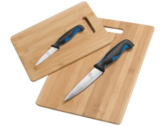 70% off 4-Piece Dexas Knife & Cutting Board Set