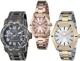 87% off Invicta Watches for Men & Women, 15 styles from $49.99