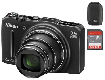 46% off Nikon Coolpix S9700 16MP Wi-Fi Digital Camera, Refurbished