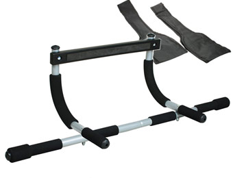 67% Off Official Iron Gym Upper Body Workout Bar w/ Ab Straps