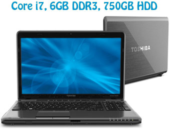 $100 Off Toshiba P775-S7320 17.3" Satellite Laptop (Refurb)