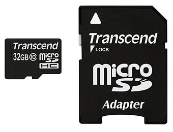 37% off Transcend Ultimate 32GB microSDHC Class 10 Memory Card