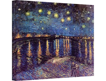 $249 off Van Gogh Starry Night Over the Rhone 24x32" Canvas Art