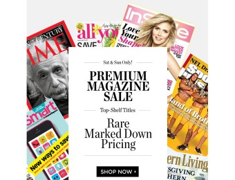DiscountMags Magazine 48-Hour Sale - Top-Selling Titles on Sale