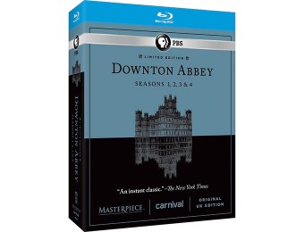 $70 off Masterpiece: Downton Abbey Seasons 1, 2, 3, & 4 (Blu-ray)