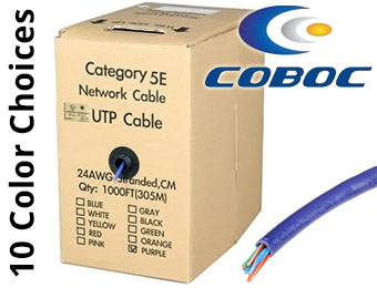 $50 Rebate on Coboc 1000' Cat 5E 350Mhz UTP Network Cable