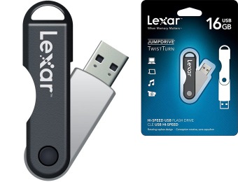 86% off Lexar JumpDrive TwistTurn 16GB USB Flash Drive