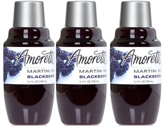 52% off Amoretti Premium Blackberry Martini Cocktail Mix Minis