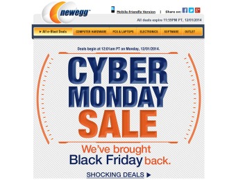Newegg Cyber Monday Sale Event - Huge Savings