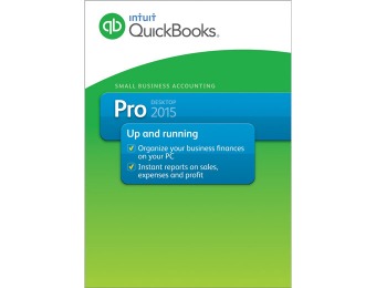 50% off Intuit QuickBooks Pro 2015 Software