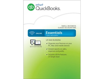 38% off QuickBooks Online Essentials 2015 - Mac/Windows
