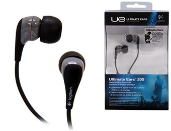 70% off Logitech Ultimate Ears 200 Noise-isolating Earphones