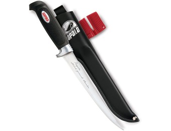 75% off Rapala Soft Grip 4" Fillet Knife w/ Sheath and Sharpener