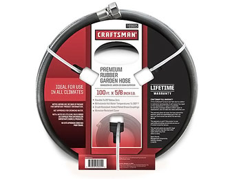 $27 Off Craftsman 5/8 in. x 100 ft. All Rubber Hose