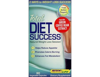 72% off Renew Life Total Diet 2-Part Success Kit