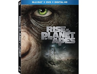 80% off Rise of the Planet of the Apes (Blu-ray + DVD + Digital HD)