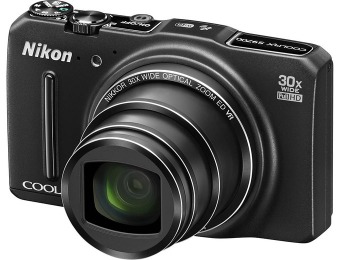 51% off Nikon Coolpix S9700 16MP Wi-Fi Digital Camera, Refurbished
