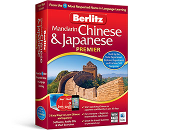 Berlitz Chinese & Japanese Premier Software - Free w/ $25 rebate