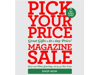DiscountMags Pick Your Price Magazine Sale, Tittles from $3.50