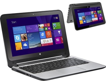 $100 off HP Pavilion x360 11.6" Convertible 2-in-1 Laptop, Silver