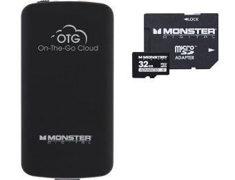 $40 off Monster Digital On-The-Go Cloud with 32GB microSD Card