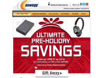 Newegg Ultimate Holiday Sale - Tons of Top-Rated Deals