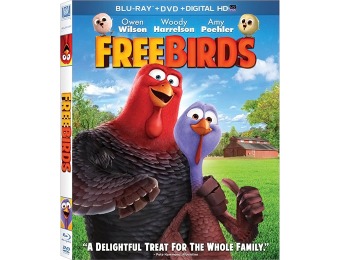 83% off Free Birds (Blu-ray + DVD + Digital HD)