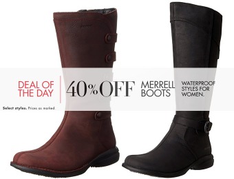 40% off Merrel Boots - Waterproof styles for women