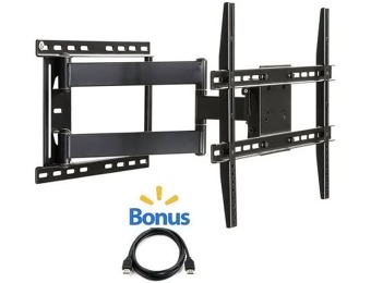 $10 off Full Motion Swivel Wall Mount for 19" to 80" TVs