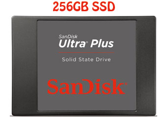 $50 Off SanDisk Ultra Plus SDSSDHP-256G-G25 256GB SSD