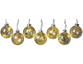 70% off Sterling Metallic Ornament LED String Lights