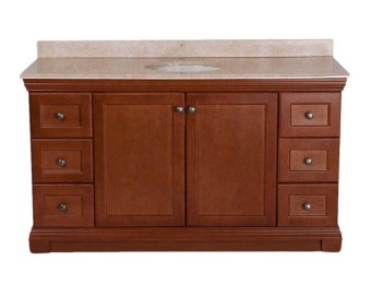 $511 off St. Paul Brentwood 60" Vanity with 61" Stone Top