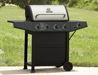 41% off BBQ Pro 4 Burner Gas Grill w/ Stainless Steel Lid PG-40403SOL