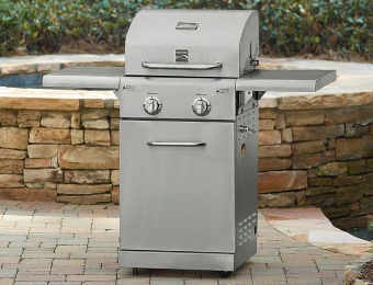 57% off Kenmore 2 Burner Small Space Stainless Steel Gas Grill