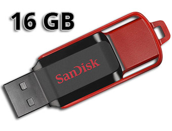 Extra 71% off SanDisk Cruzer Switch 16GB USB Flash Drive