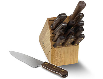 $10 off Chicago Cutlery Signature 14-Piece Walnut Knife Block Set